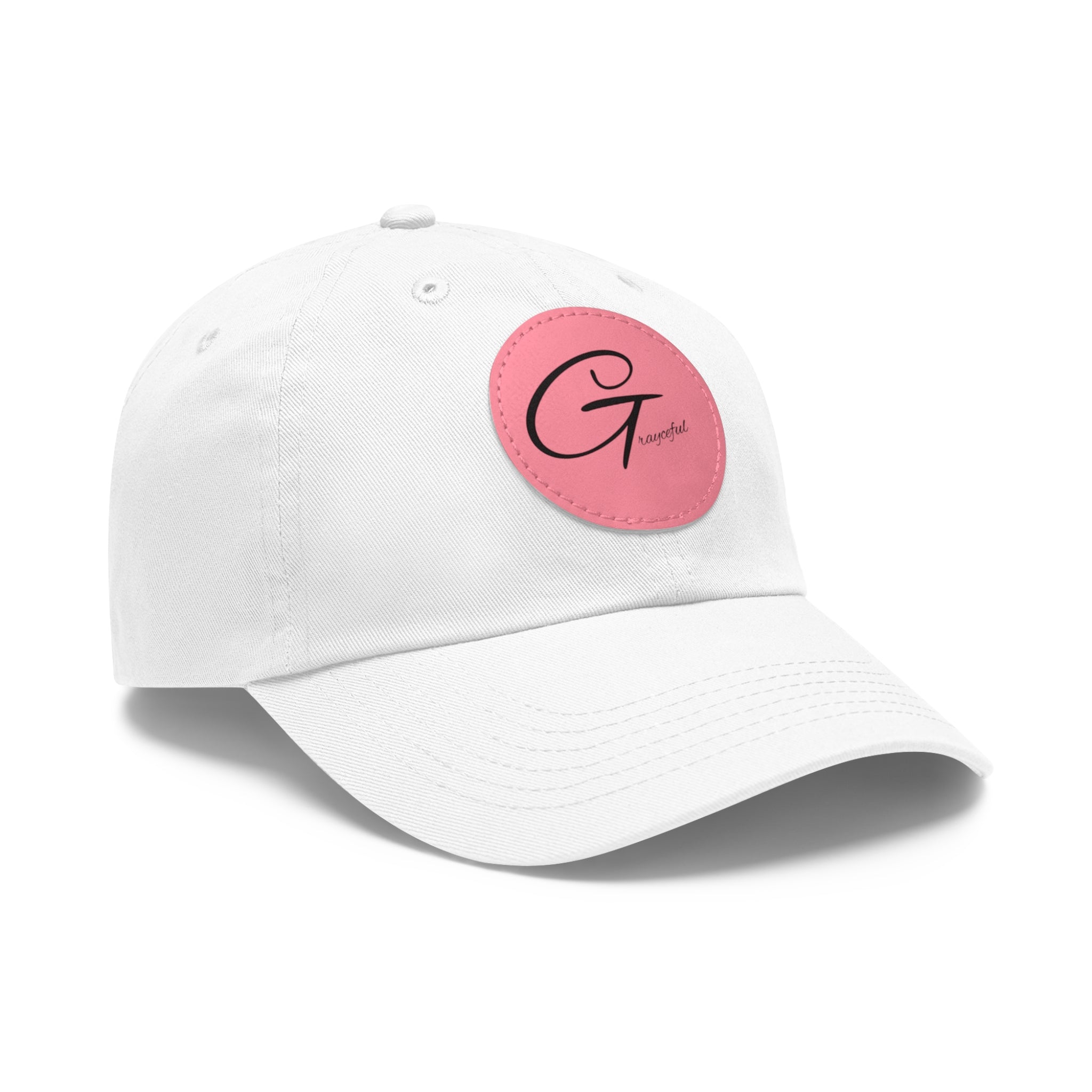 Unstructured Cotton Baseball Cap with Minimalist Leather Patch
