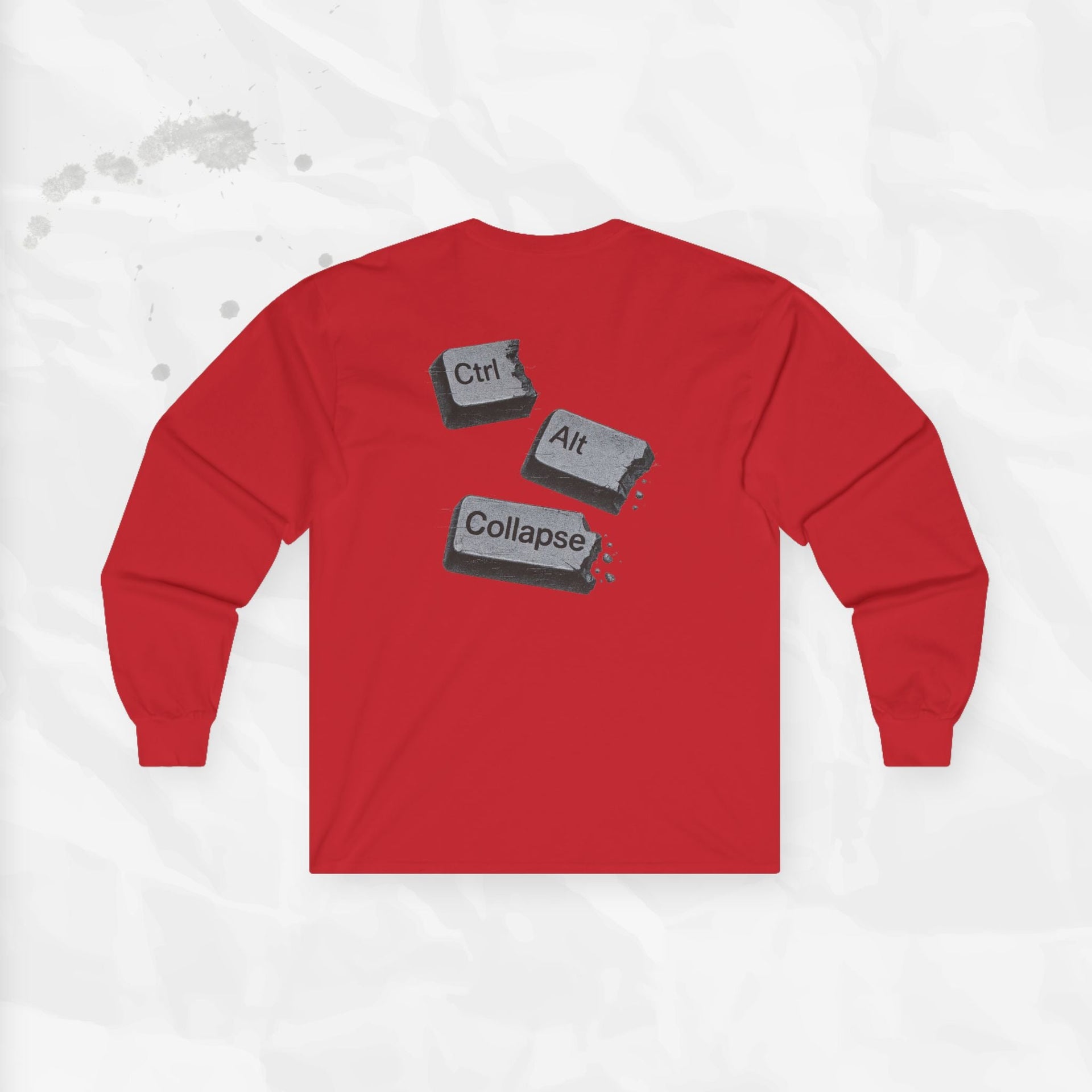 Ctrl Alt Collapse - Long Sleeve T-Shirt