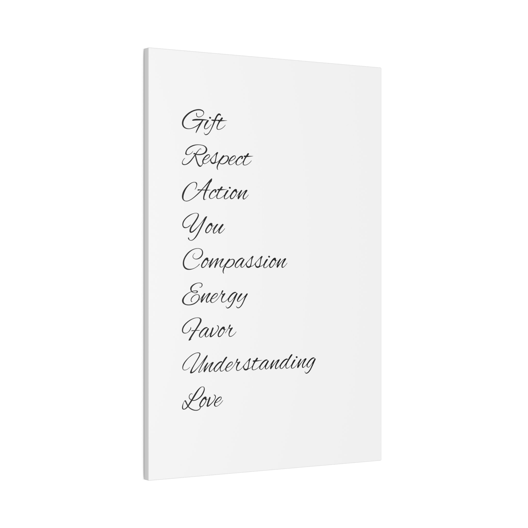 Minimalist Matte Canvas Wall Art, Stretched Black and White Decor
