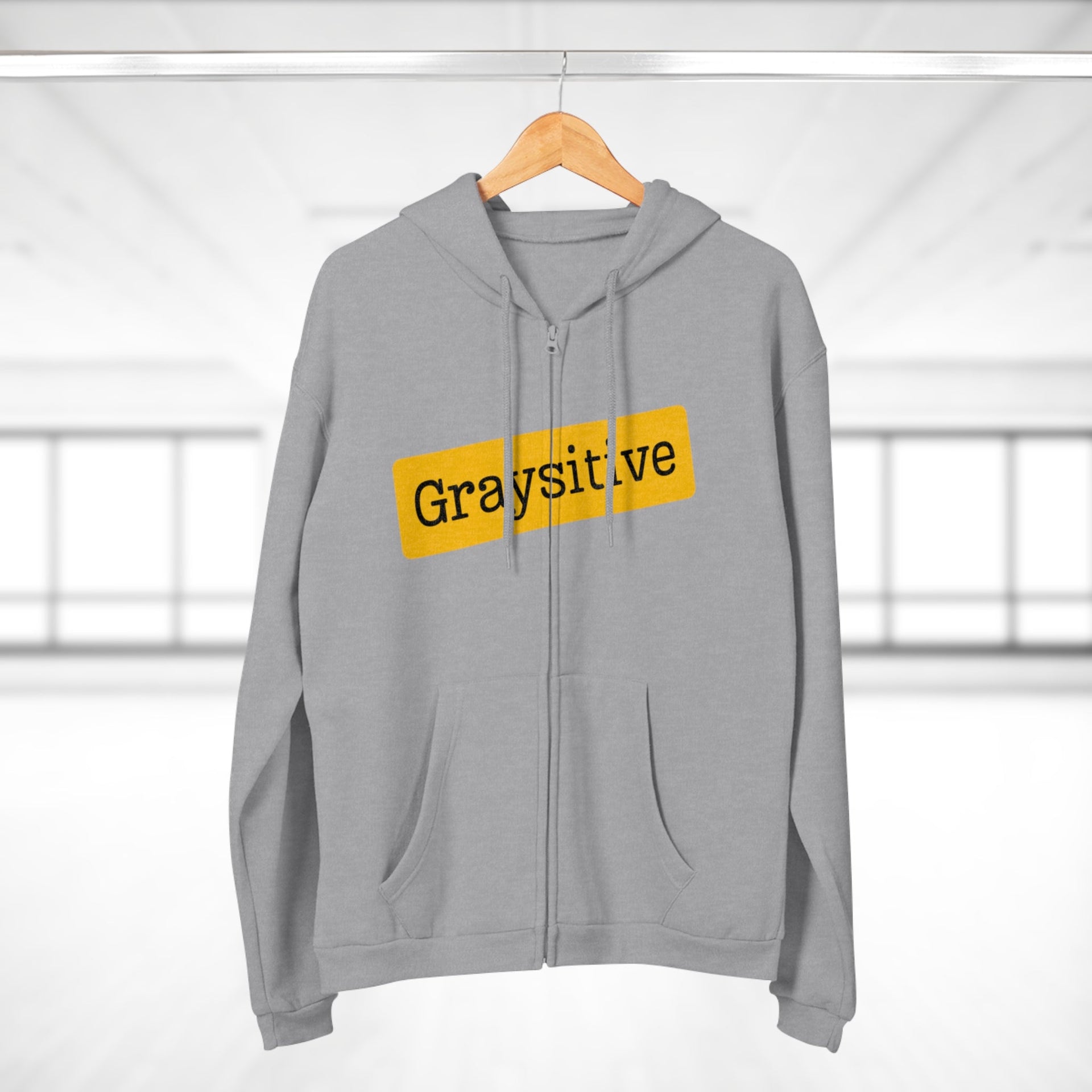 Unisex Hooded Zip Sweatshirt - Streetwear Knit Essential