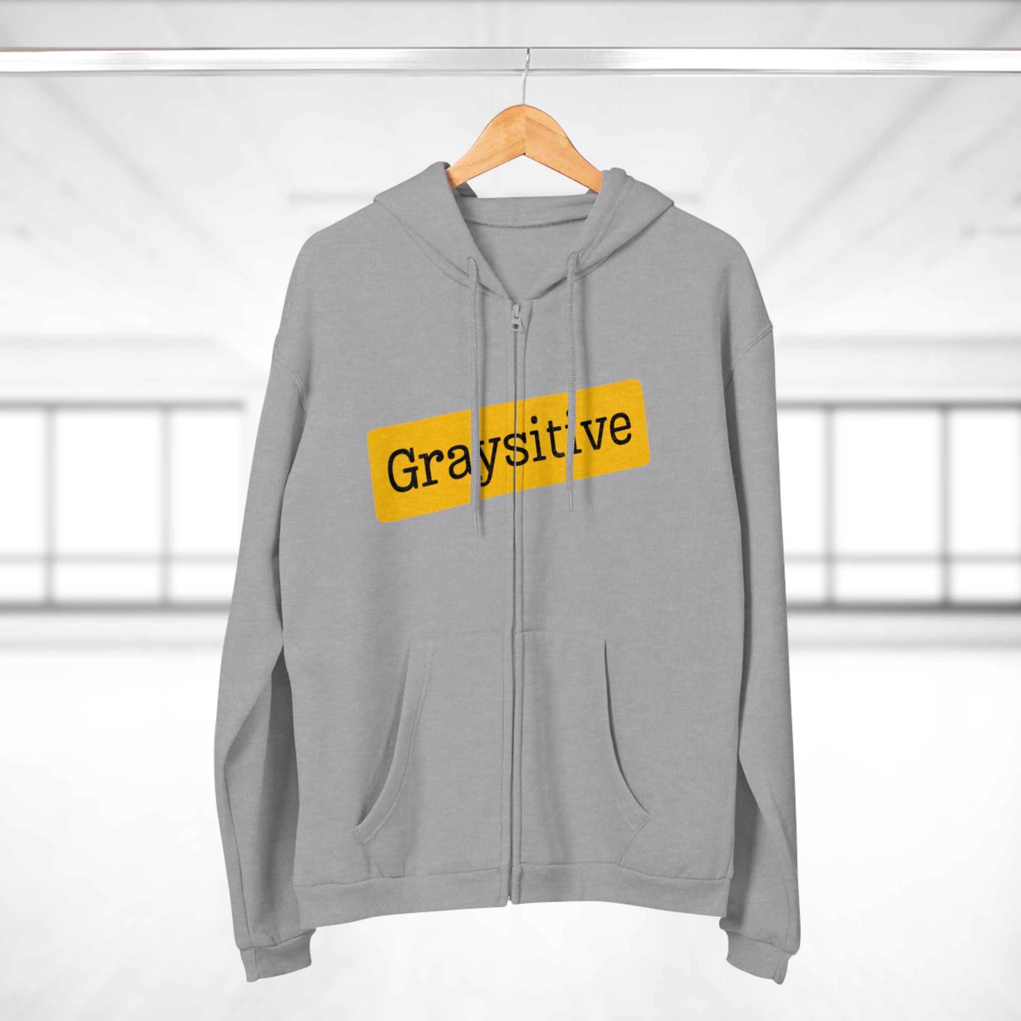 Unisex Hooded Zip Sweatshirt - Streetwear Knit Essential