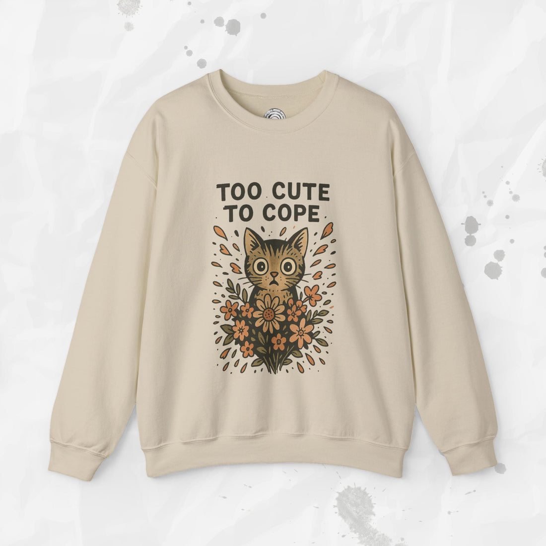 Too Cute to Cope - Crewneck Sweatshirt