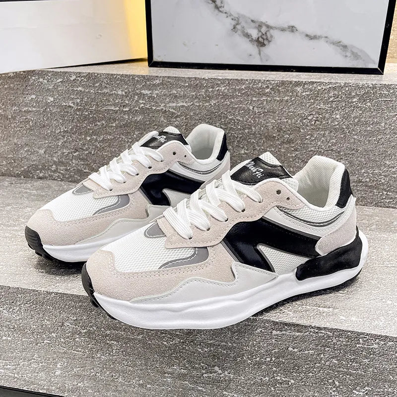 Women's Multicolor Harajuku Style Lightweight Running Shoes - Image 6