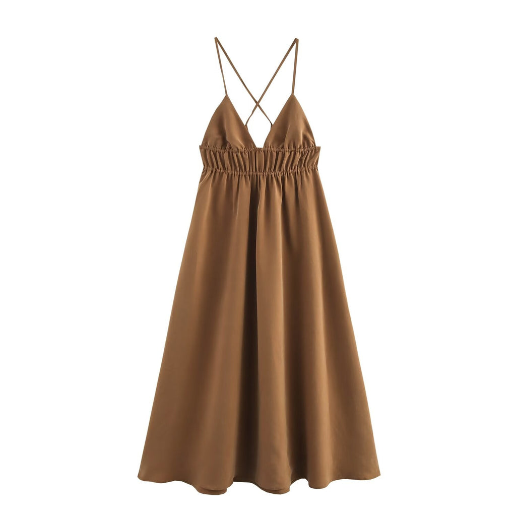 Women Clothing Vertical Maxi Dress