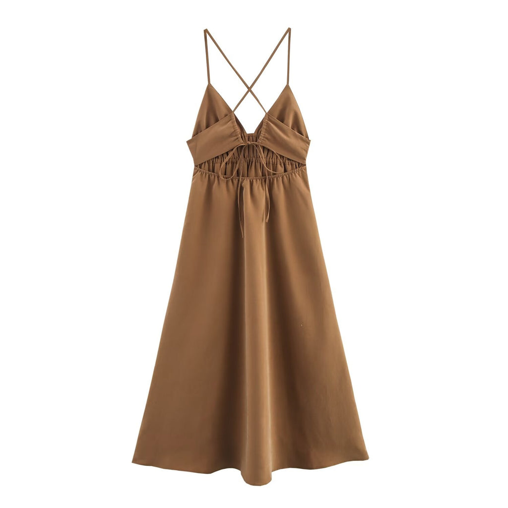 Women Clothing Vertical Maxi Dress