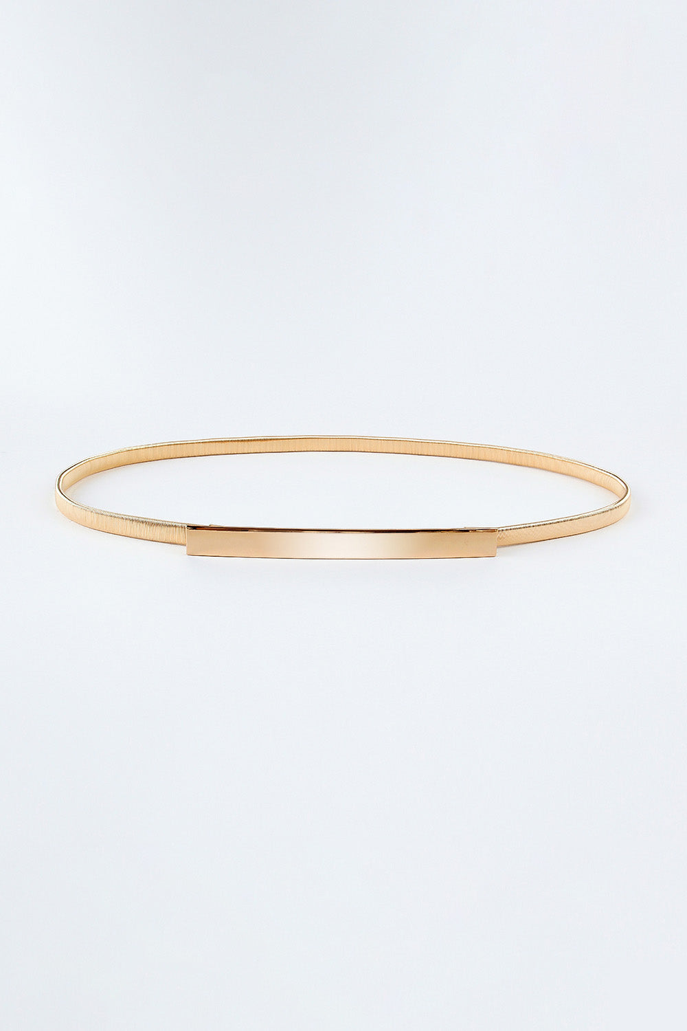 Elastic Iron Skinny Belt | Modern Buckle Design