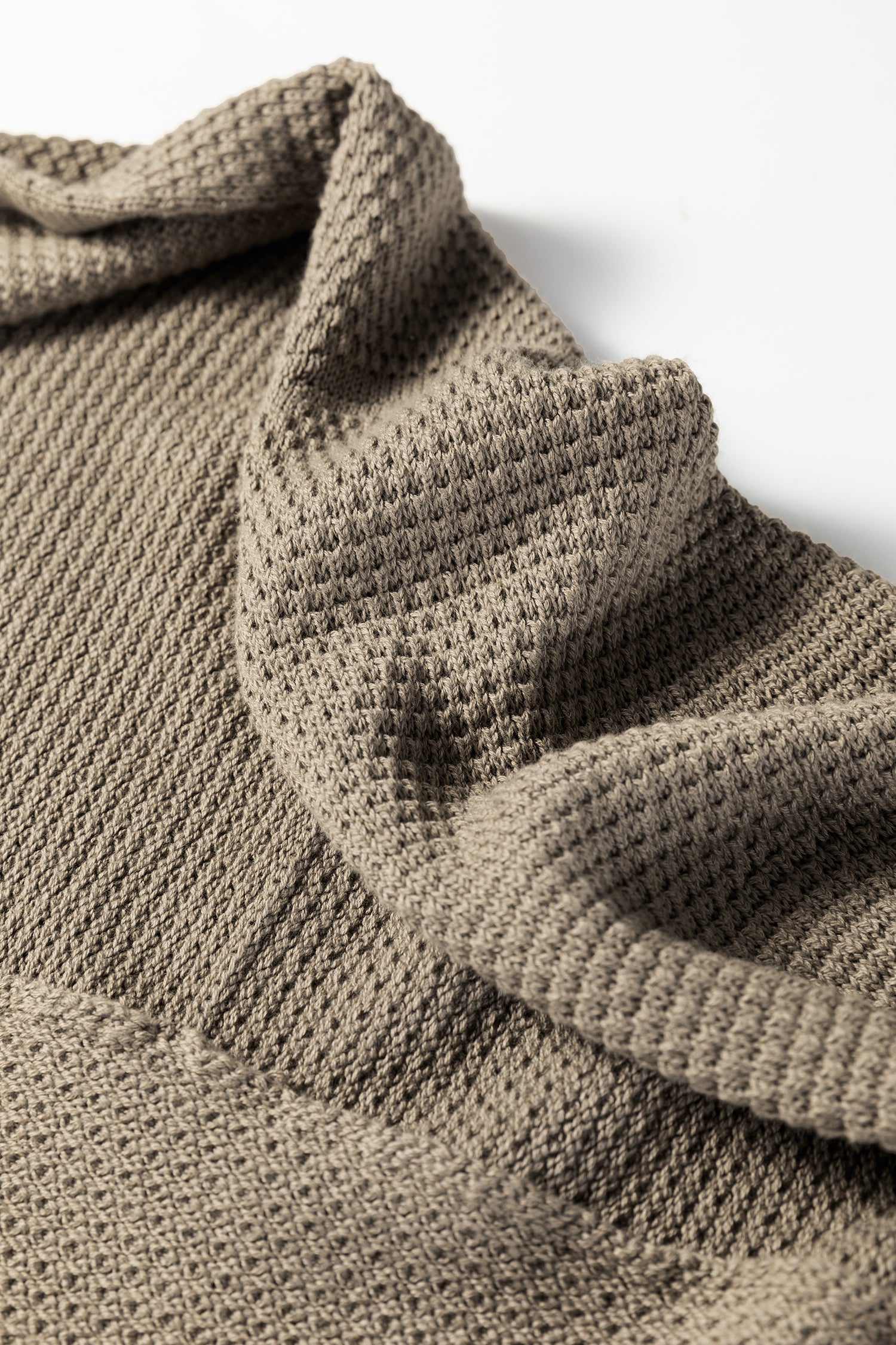 Solid Textured Knit Open-Front Sweater Cardigan