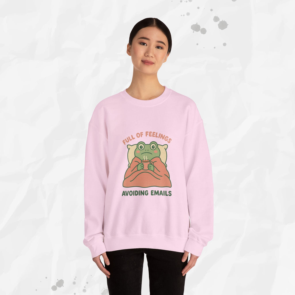 Full of Feelings Avoiding Emails - Crewneck Sweatshirt