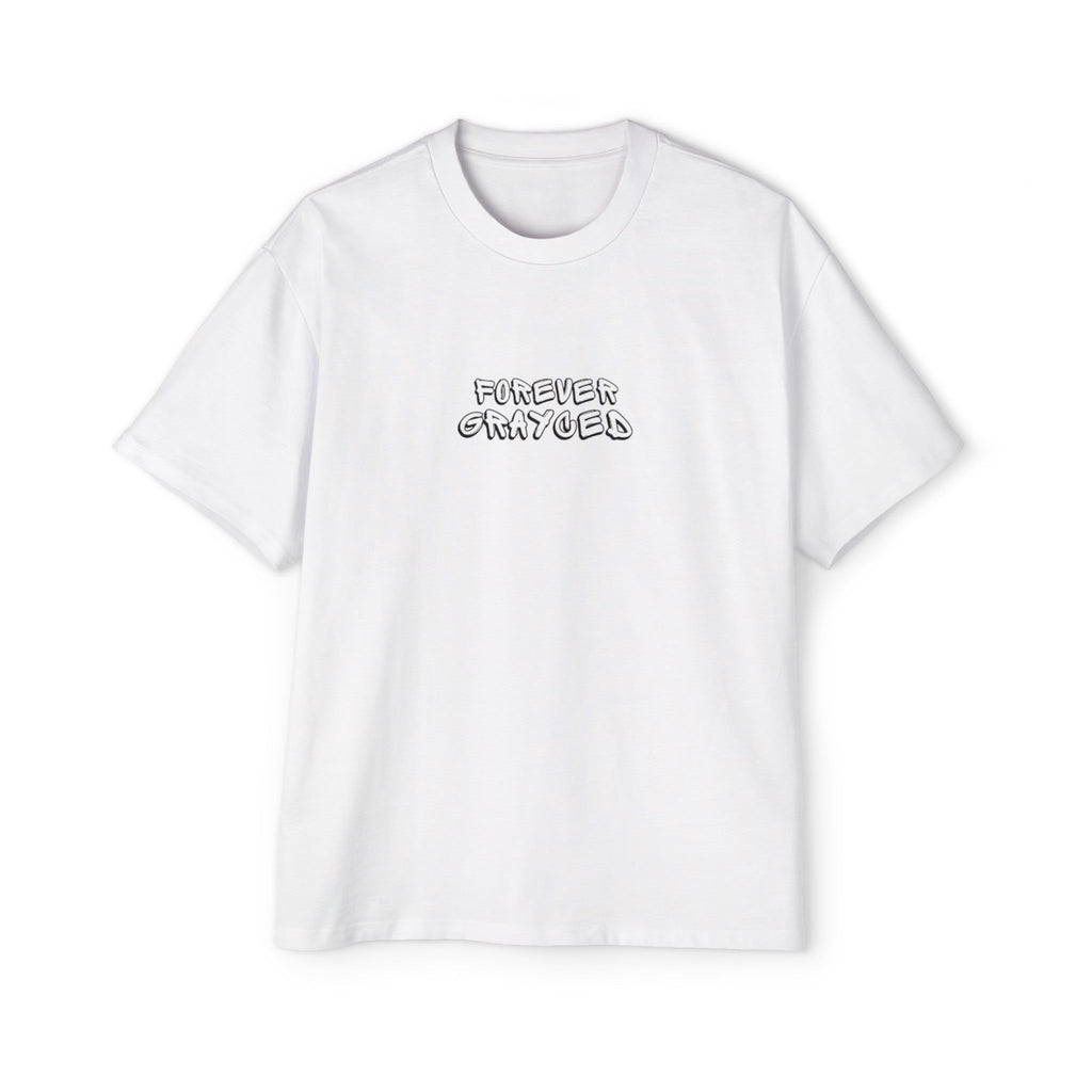 Men's Heavy Oversized Cotton T-Shirt Streetwear Casual Tee