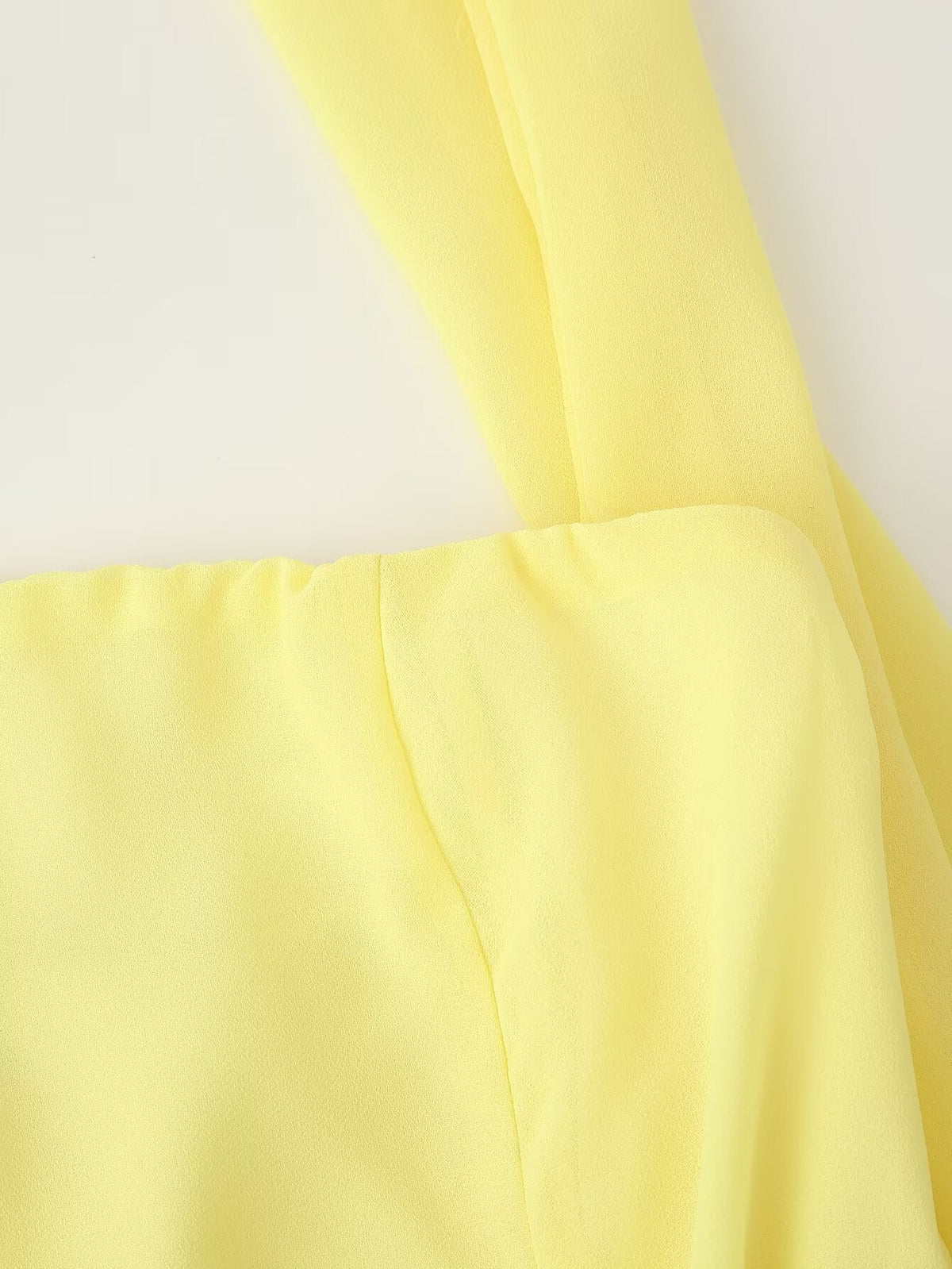 Dinner Court Tube Top Ribbon Dress Women Summer Loose Waist Slimming Long Solid Color Dress Women