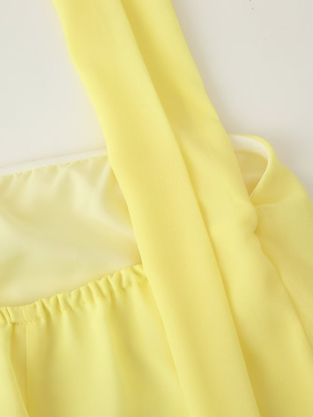 Dinner Court Tube Top Ribbon Dress Women Summer Loose Waist Slimming Long Solid Color Dress Women