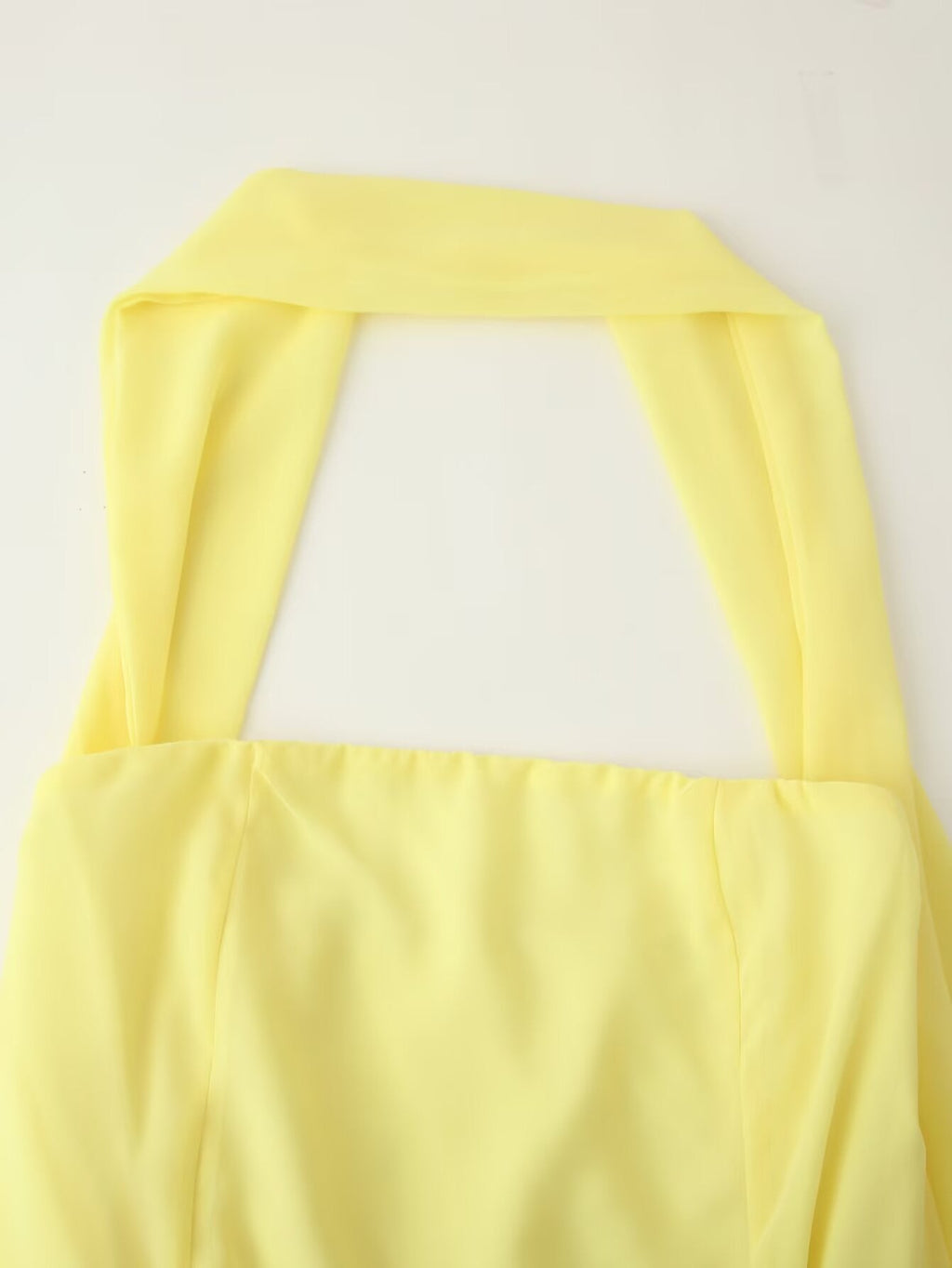 Dinner Court Tube Top Ribbon Dress Women Summer Loose Waist Slimming Long Solid Color Dress Women
