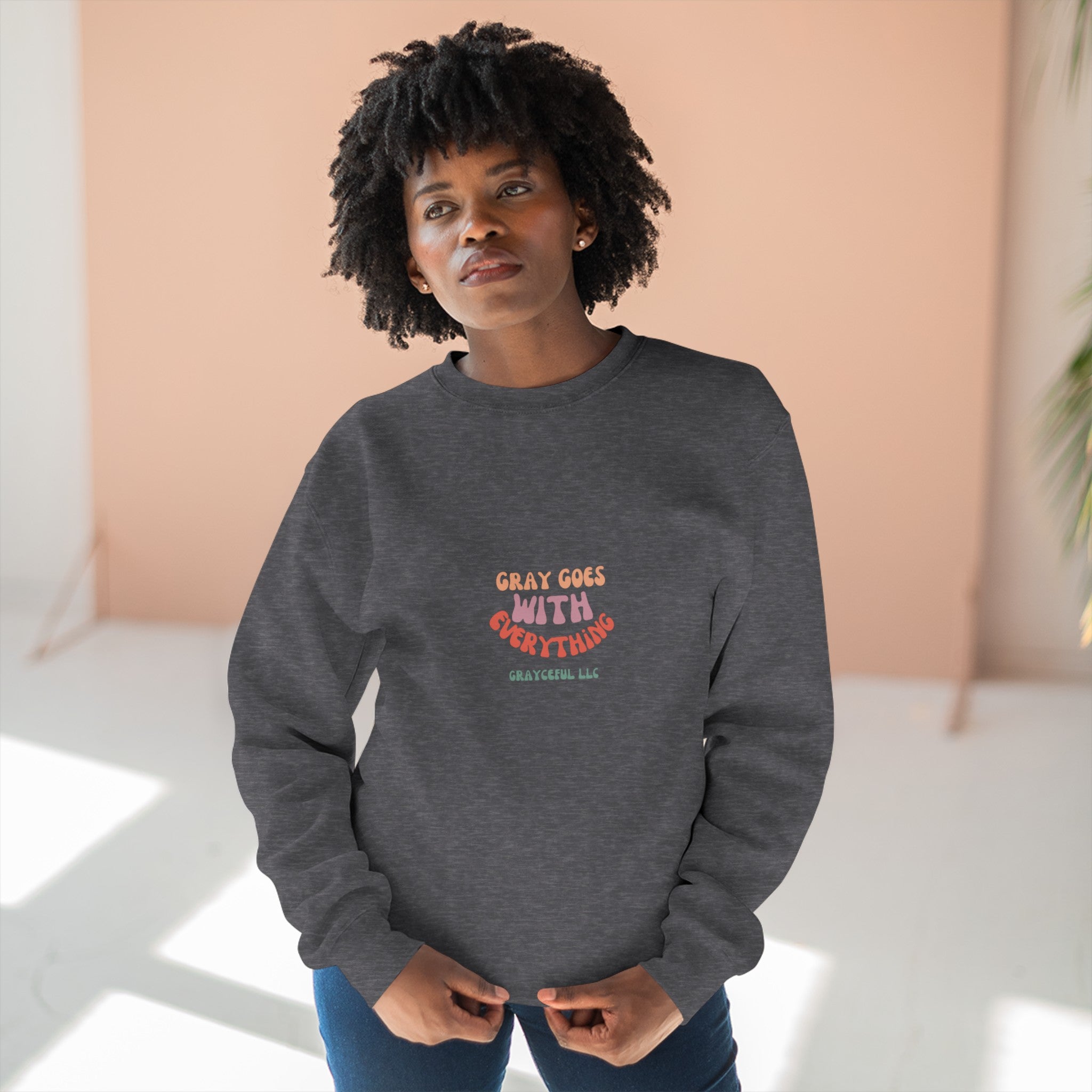 Unisex Crewneck Sweatshirt: Premium 3-End Fleece Pullover