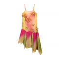 Ruffled Hem Suspender Elegant Embroidered Floral Summer Dress