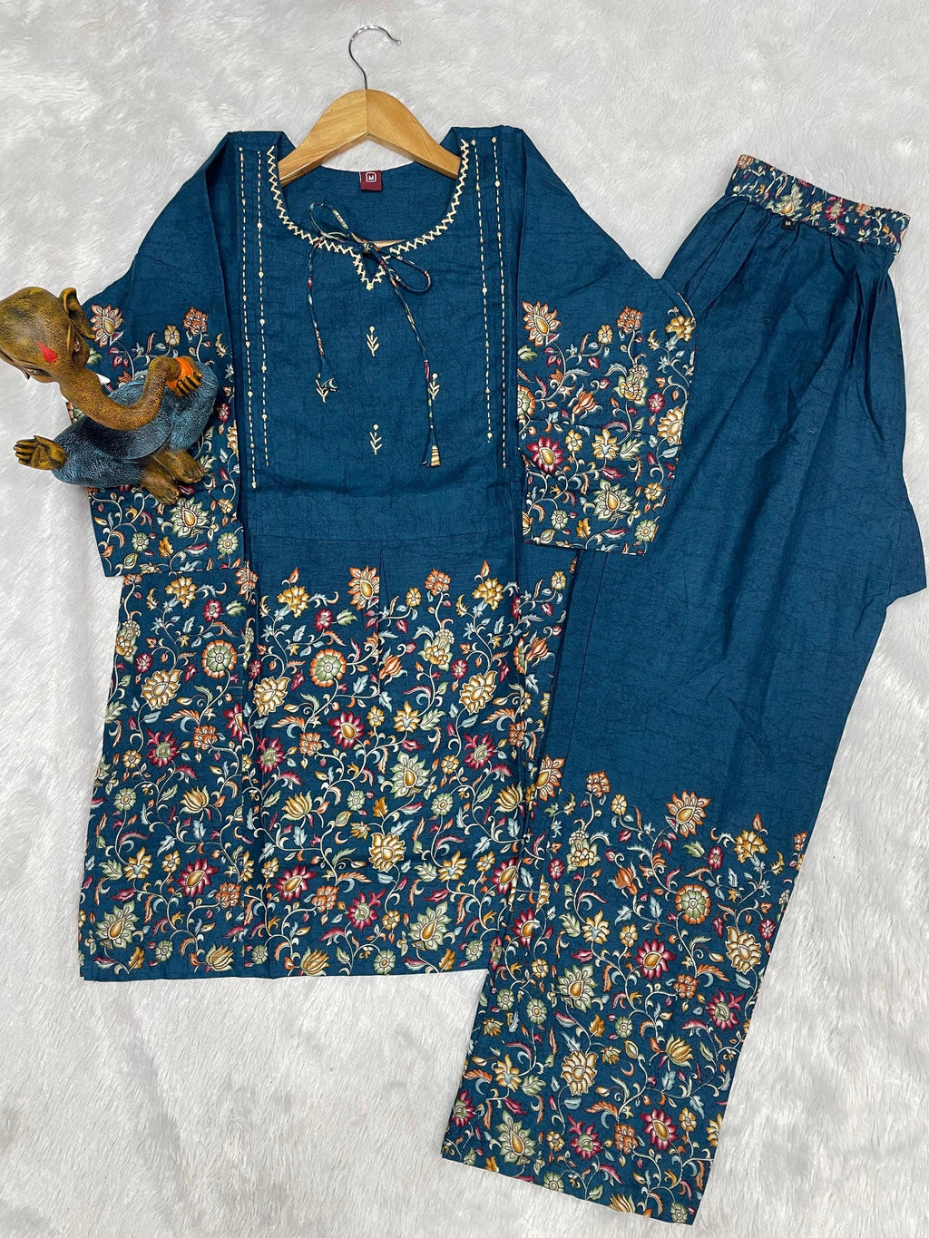 Rama Pure Cotton Printed Co-Ord Set for Festive & Casual Wear