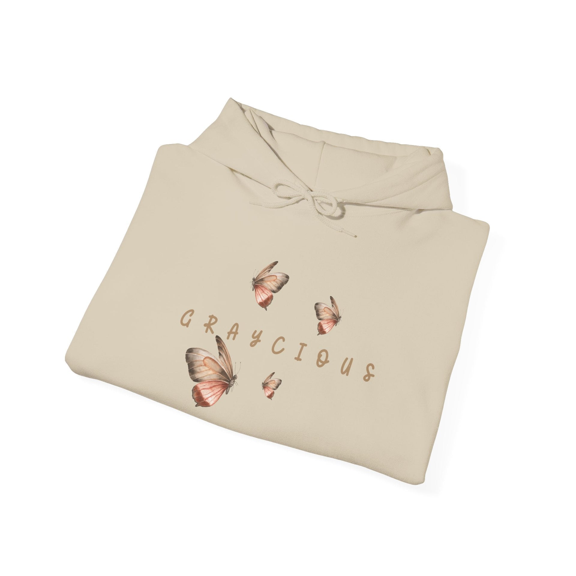 Butterfly Graphic Unisex Hoodie - Cozy Nature Inspired Sweatshirt