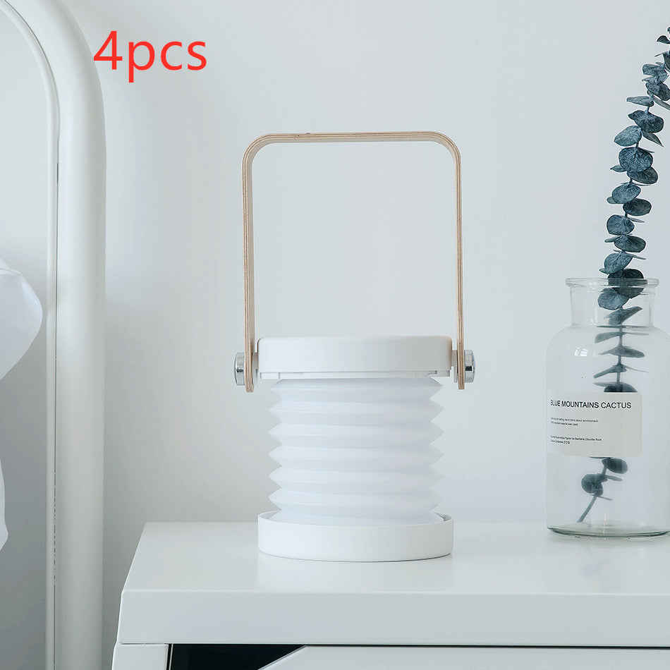 Foldable LED Lantern Lamp - Portable Touch Dimmable Reading Light