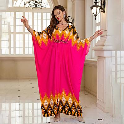 Rayon Print Holiday Loose Maxi Dress Beach Jacket Maxi Dress Bikini Cover