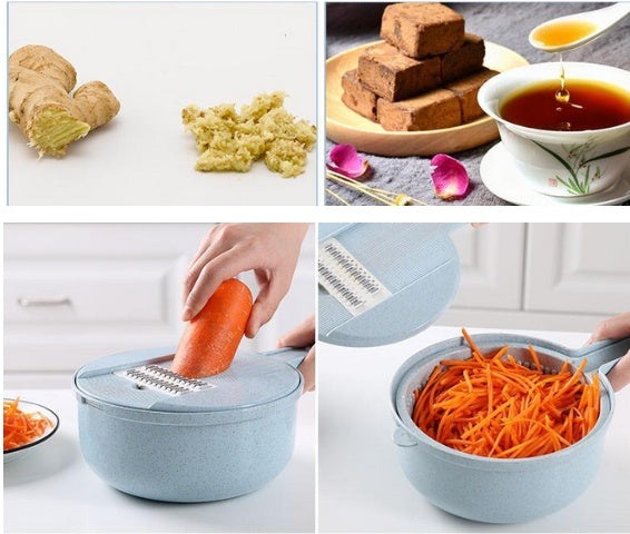 8-in-1 Mandoline Vegetable Slicer, Onion Chopper & Food Grater