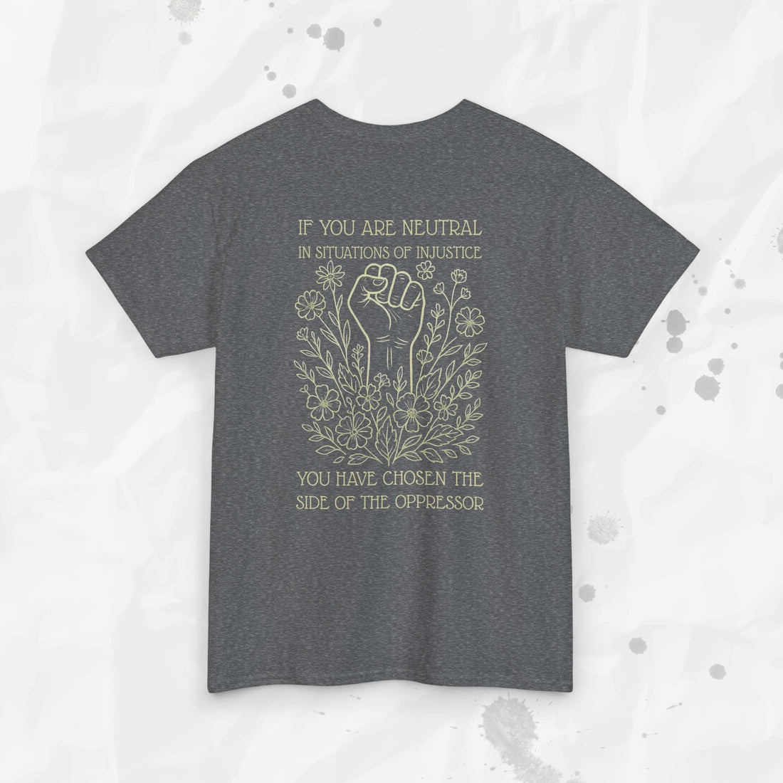 You Have Chosen the Side Graphic T-Shirt in Navy or Coral - Image 8