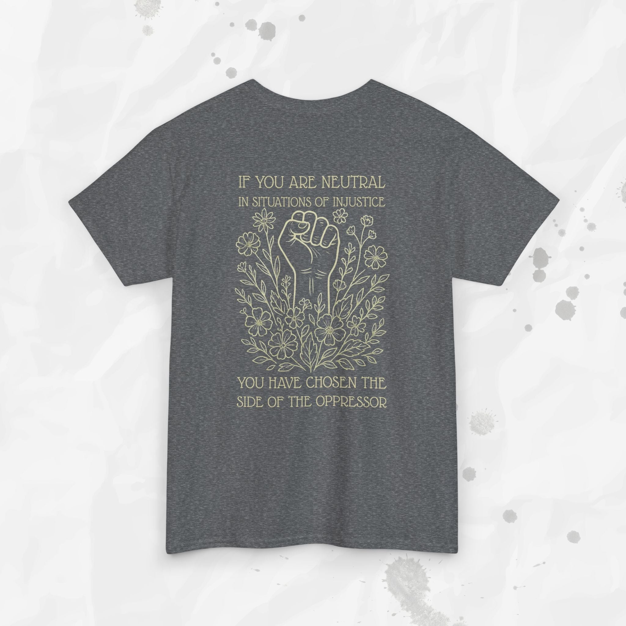 You Have Chosen the Side Graphic T-Shirt in Navy or Coral - Image 8