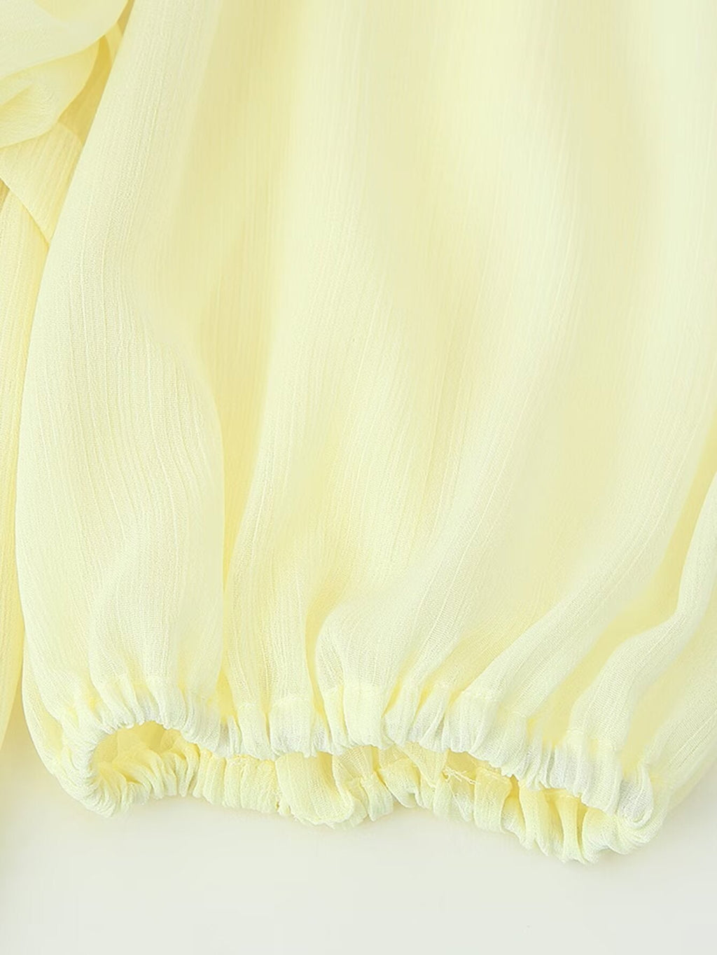 Summer Women Clothing Pleated round Neck Slimming Long Sleeves Women Maxi Dress