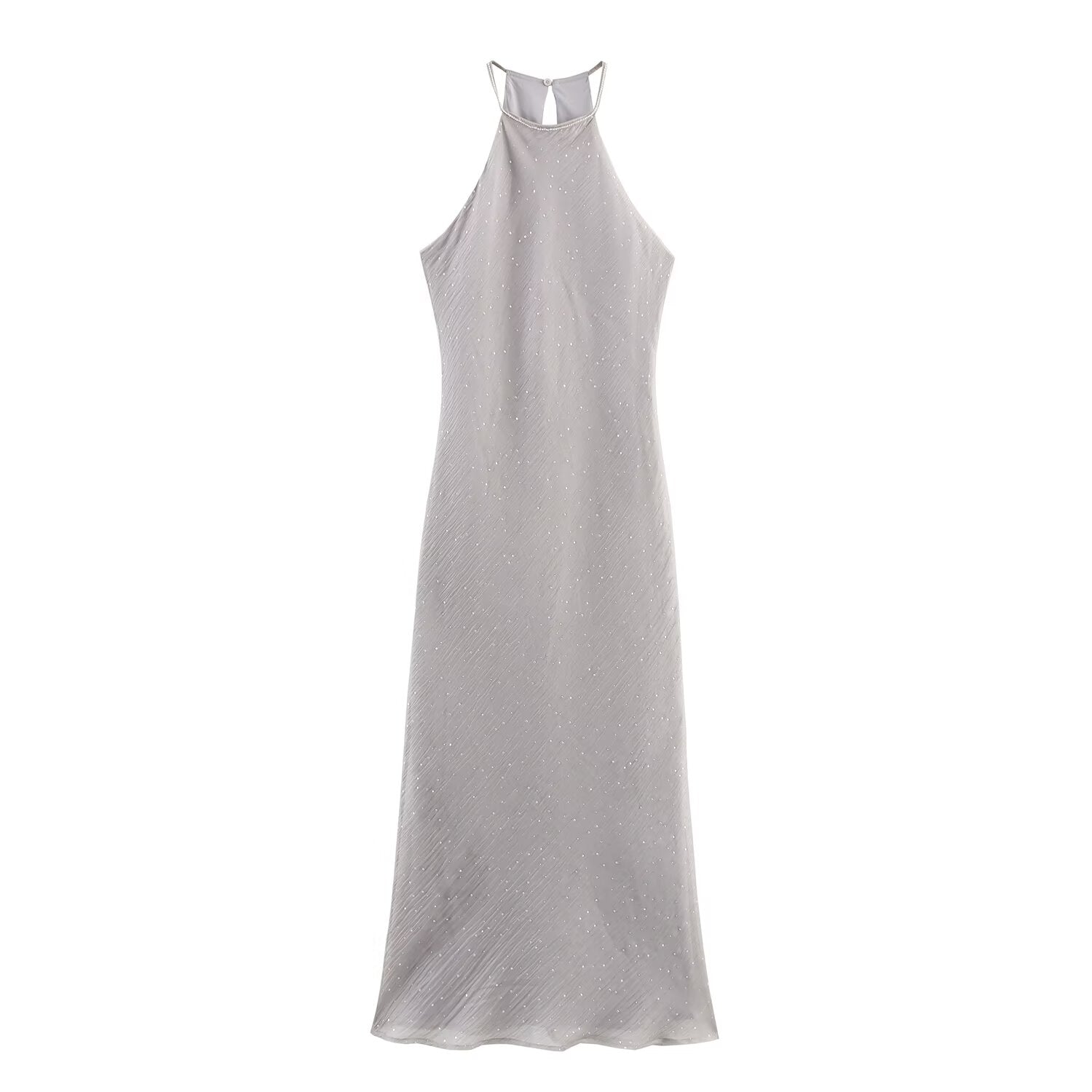 French Swing Collar Sling Dress Women Summer High Grade Waist Tight Sheath Dress