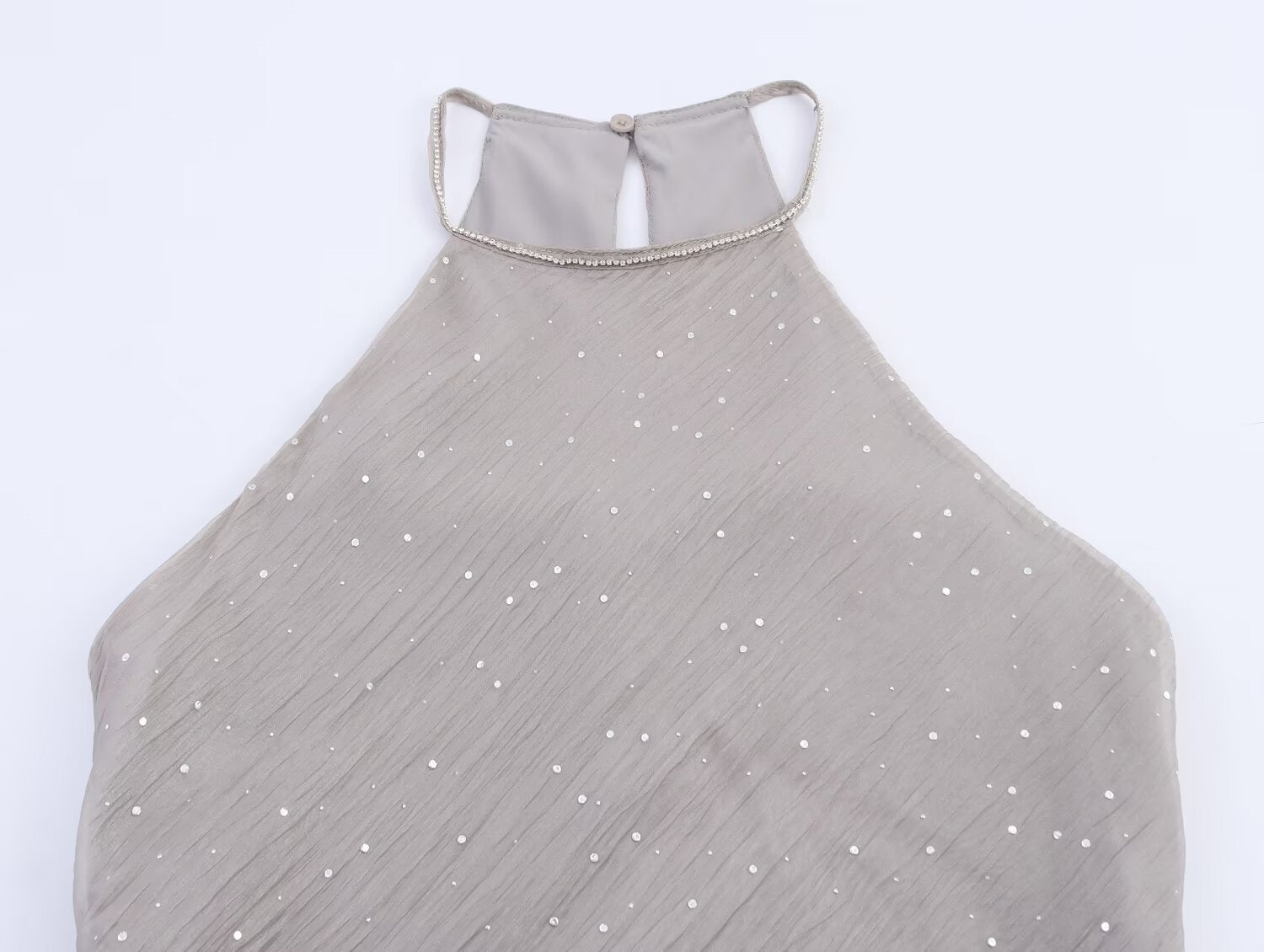 French Swing Collar Sling Dress Women Summer High Grade Waist Tight Sheath Dress