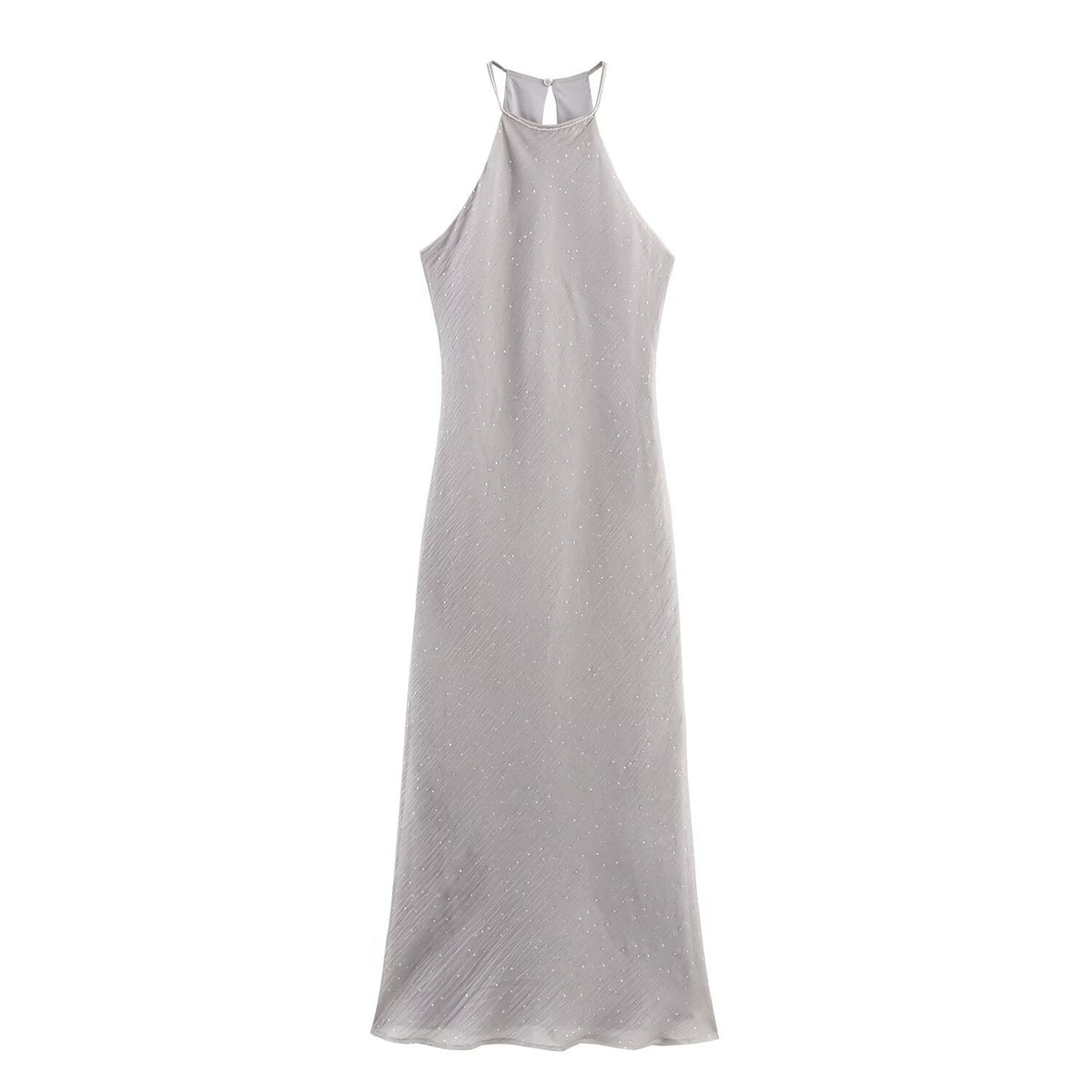 French Swing Collar Sling Dress Women Summer High Grade Waist Tight Sheath Dress