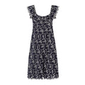 Elegant Comfortable Slim Floral Embroidery Midi Dress