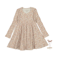 The Printed Long Sleeve Dress - Mist Floral
