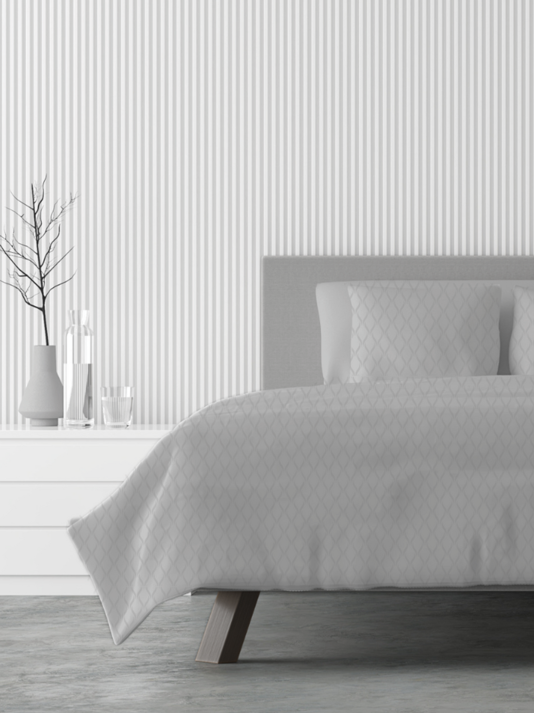 Temperature-Regulating Cooling Sheet Set in Charcoal Gray