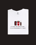 A white 100% cotton Coke Zero graphic t-shirt for men and women, streetwear casual style.