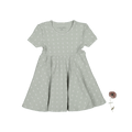 The Printed Short Sleeve Dress - Anchor