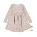 The Printed Long Sleeve Dress - Chloe
