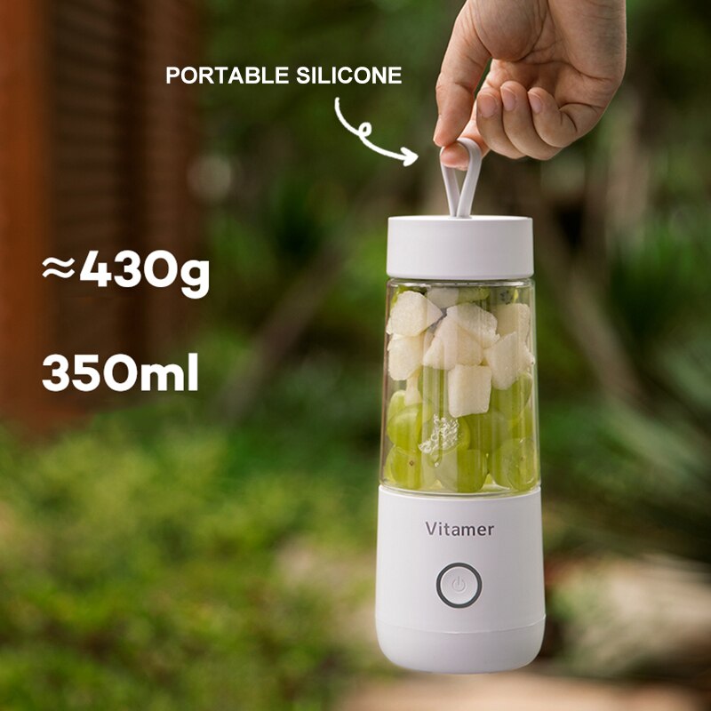 Portable USB Rechargeable Electric Smoothie Blender & Juicer Cup