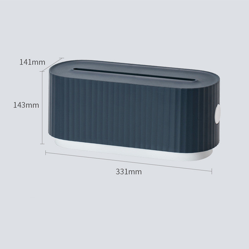 Modern Minimalist Cable Management Box - Desktop Wire Organizer