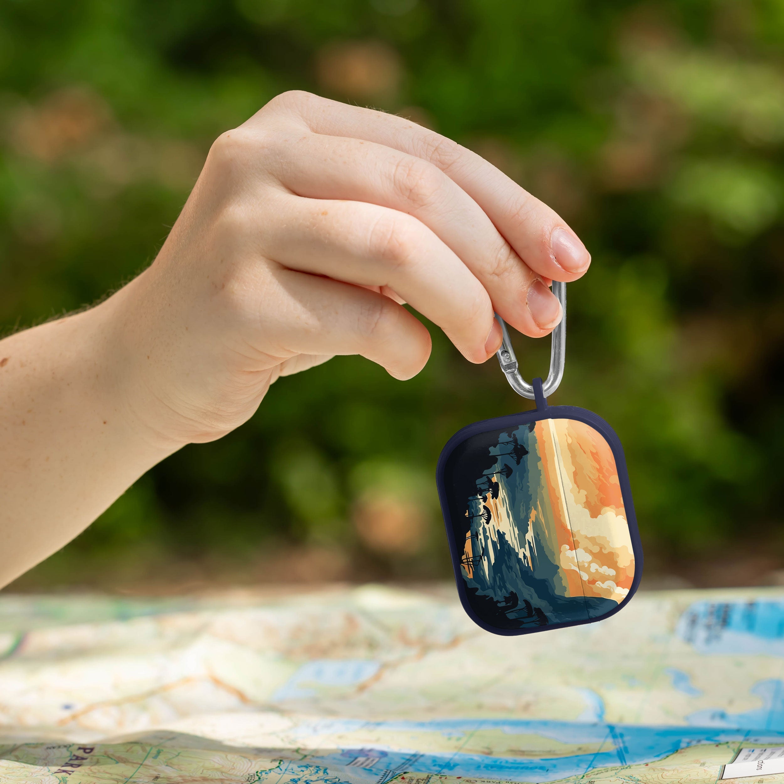 National Parks Hawaii Volcanoes HDX Apple Airpods Gen 3 Case Cover