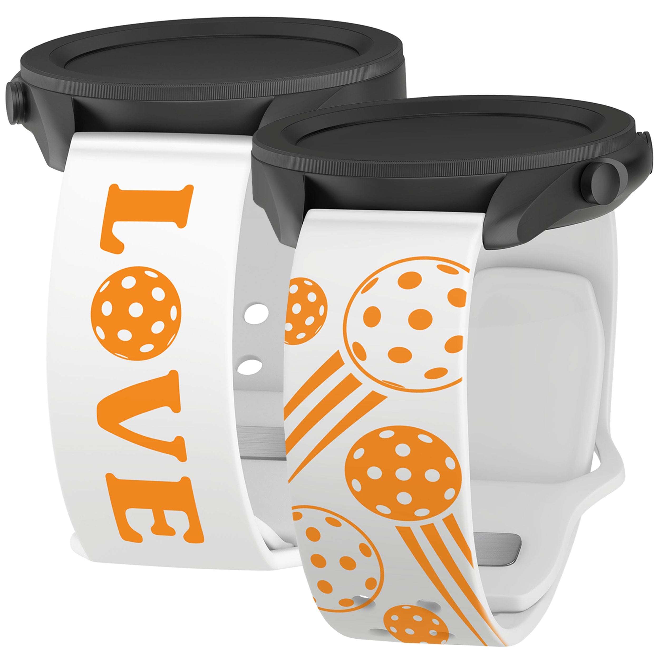 Pickleball Brights HD  Watchband for Samsung, Garmin, Fossil, and More