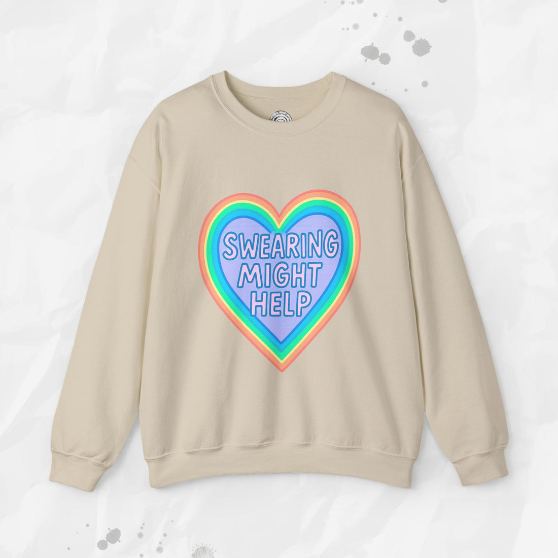 Swearing Might Help – Crewneck Sweatshirt
