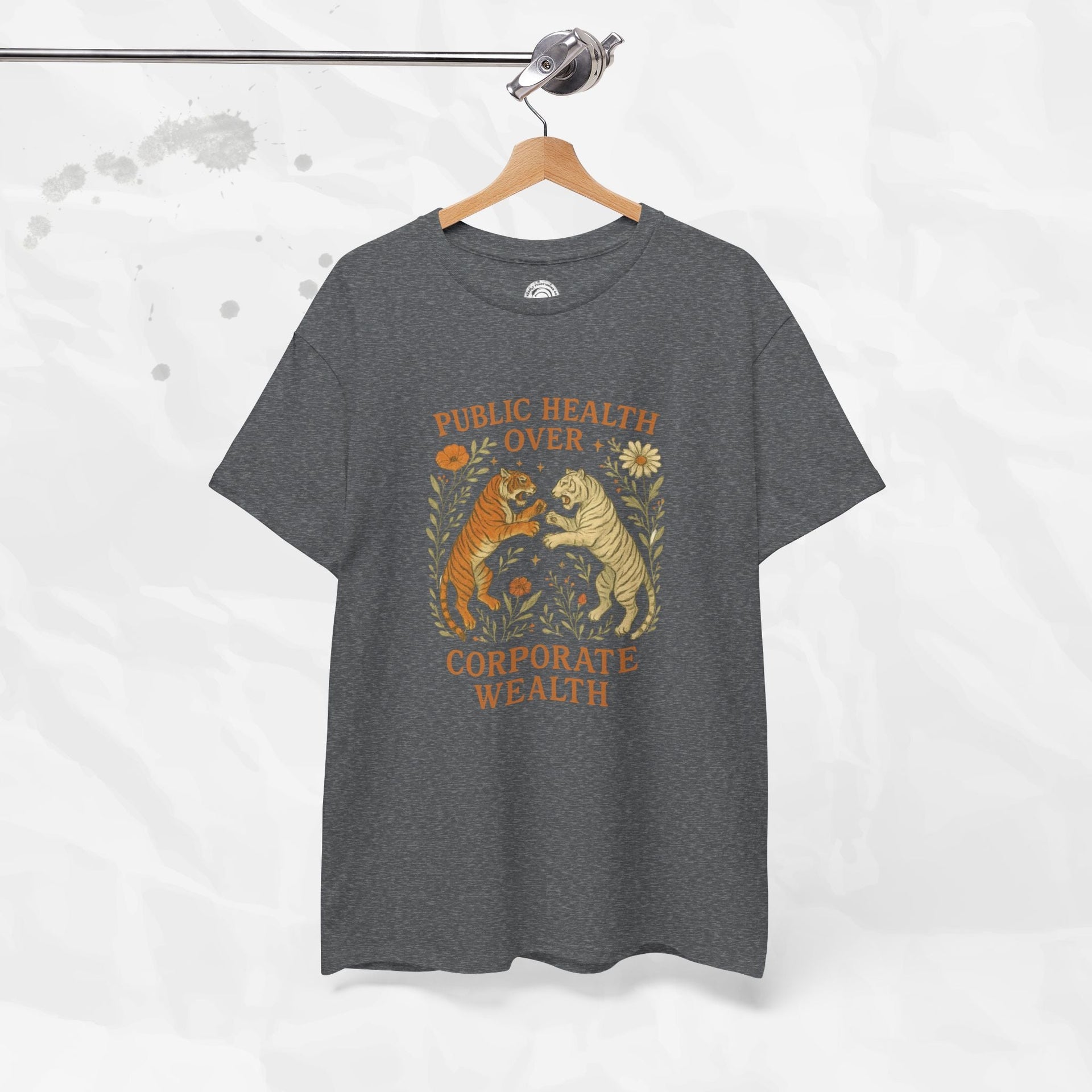 Public Health Over Corporate Wealth - T-Shirt