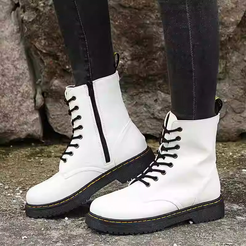 Women's Martin Short Boots – Classic Lace-Up
