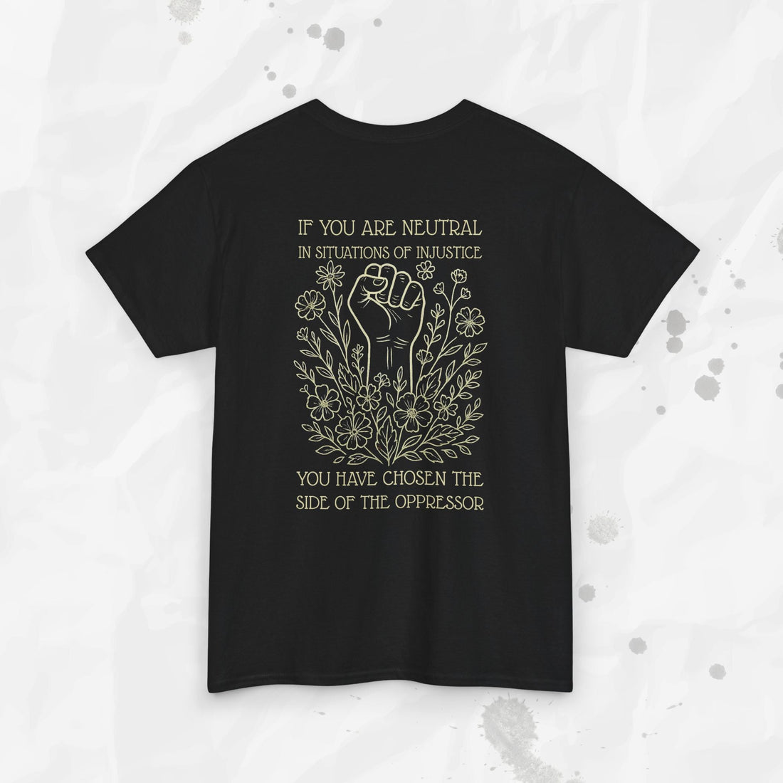 You Have Chosen the Side Graphic T-Shirt in Navy or Coral - Image 3