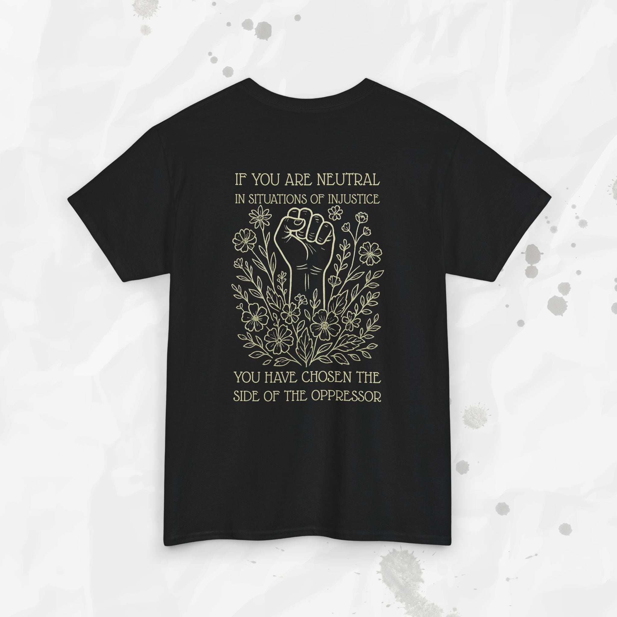 You Have Chosen the Side Graphic T-Shirt in Navy or Coral - Image 3