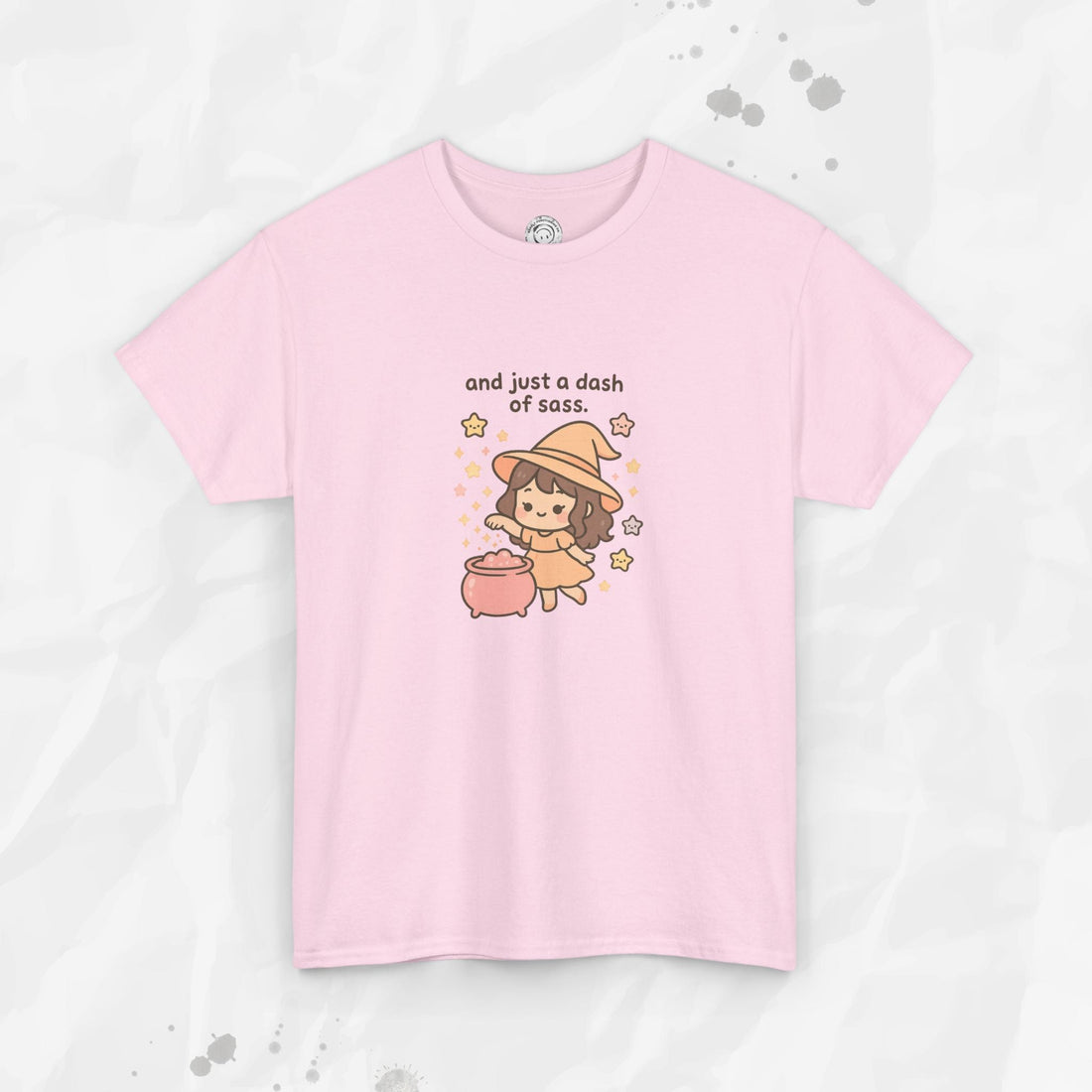 And Just a Dash of Sass Graphic Tee in Soft Pink and Grey - Image 2
