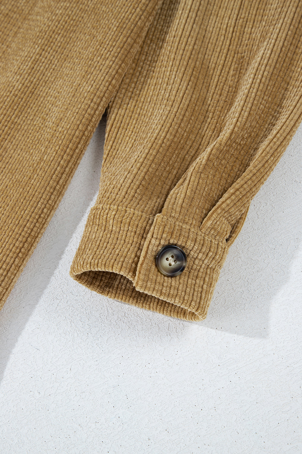 Giuliana Patched Up Corduroy Shacket