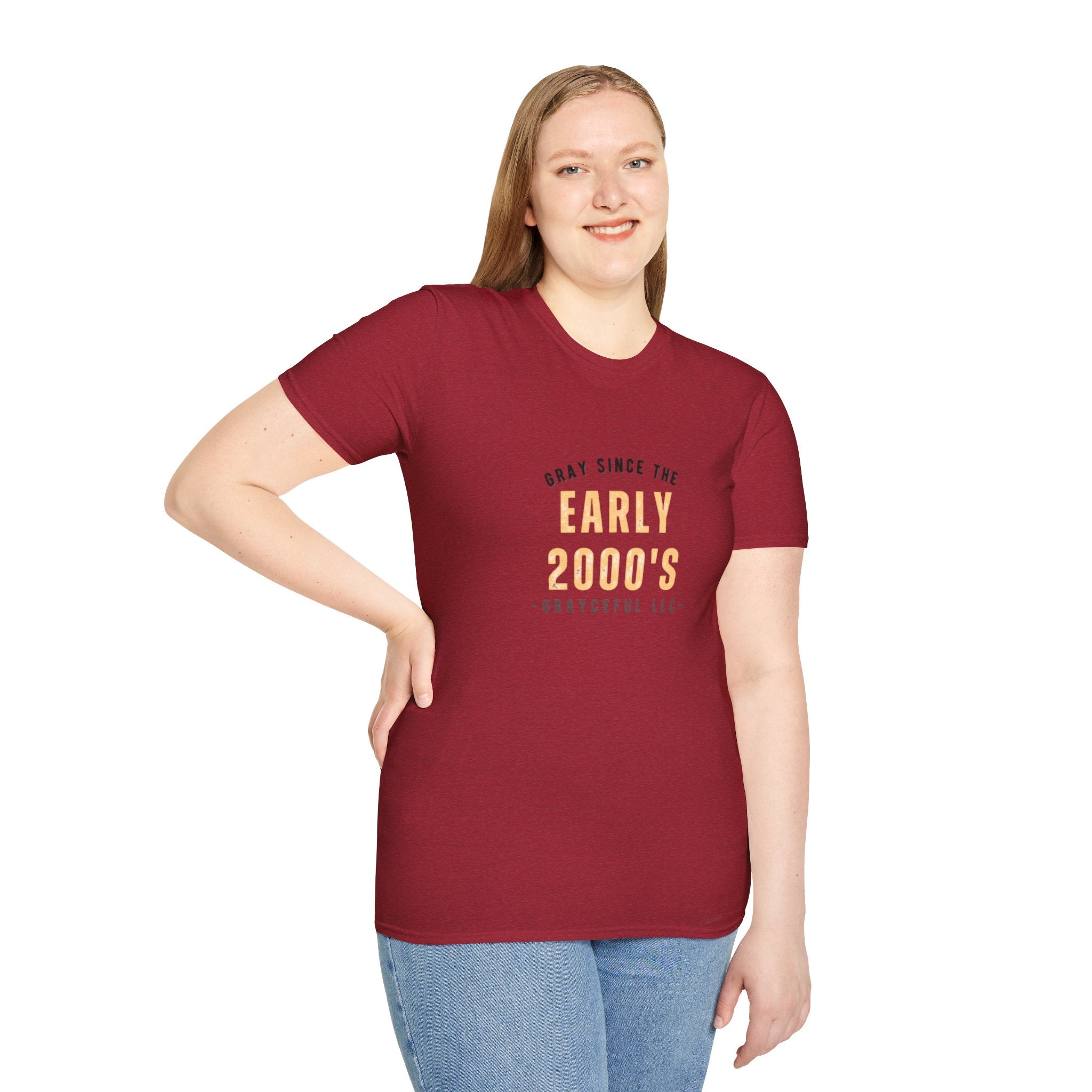 Unisex Softstyle Cotton Crewneck T-Shirt: Minimalist Casual Tee