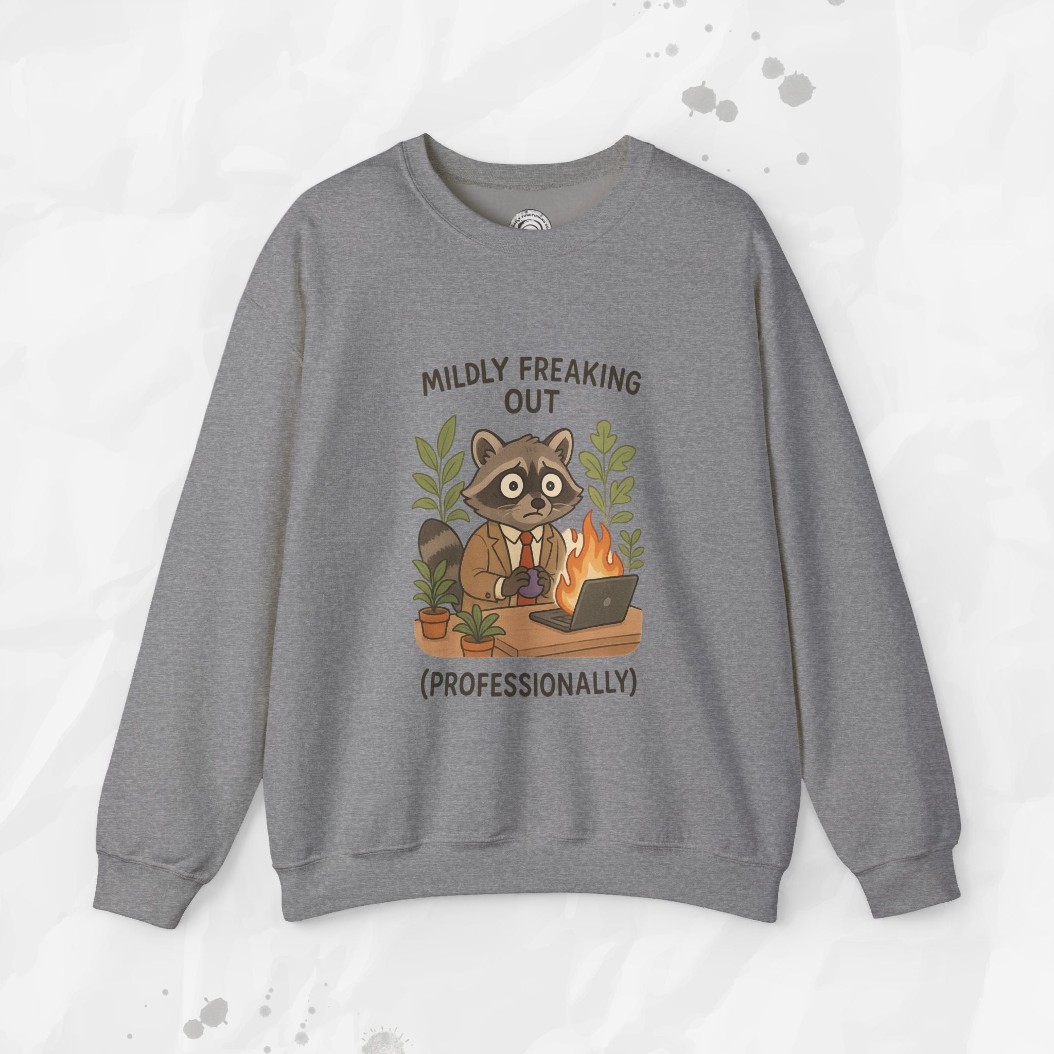 Mildly Freaking Out (Professionally) - Crewneck Sweatshirt