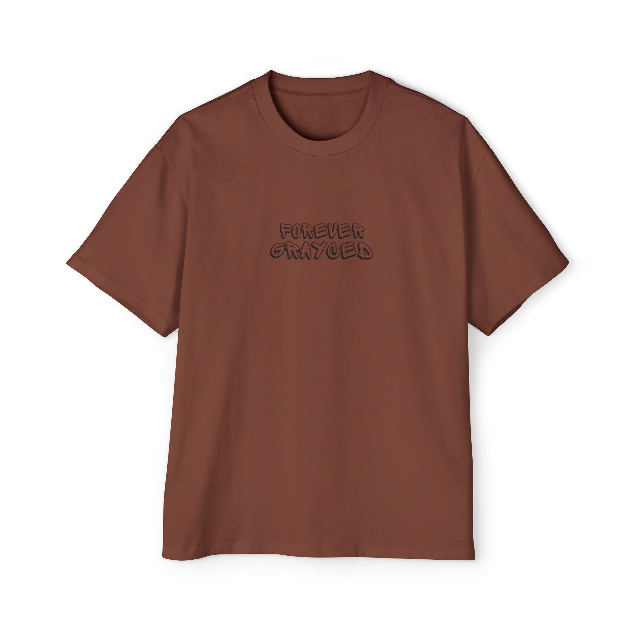 Men's Heavy Oversized Cotton T-Shirt Streetwear Casual Tee