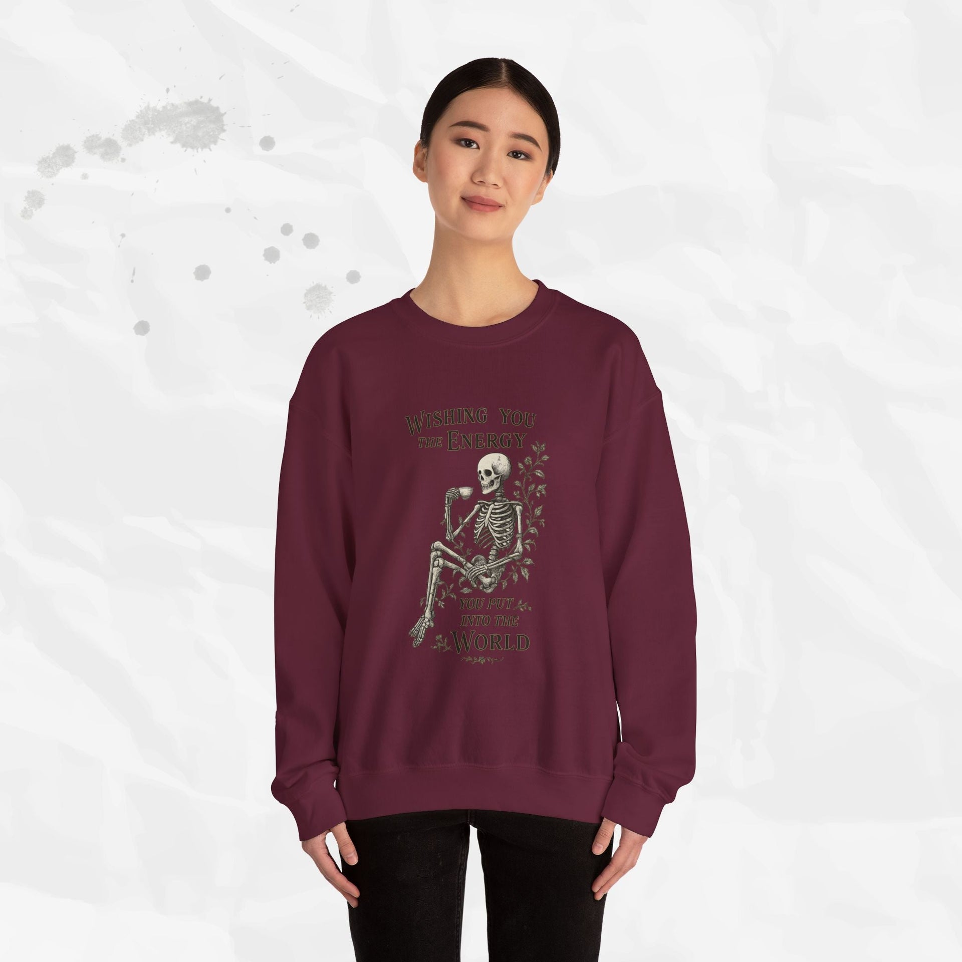 Wishing You the Energy Graphic Crewneck Sweatshirt - Image 16